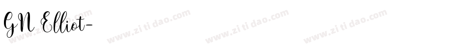 GN Elliot字体转换